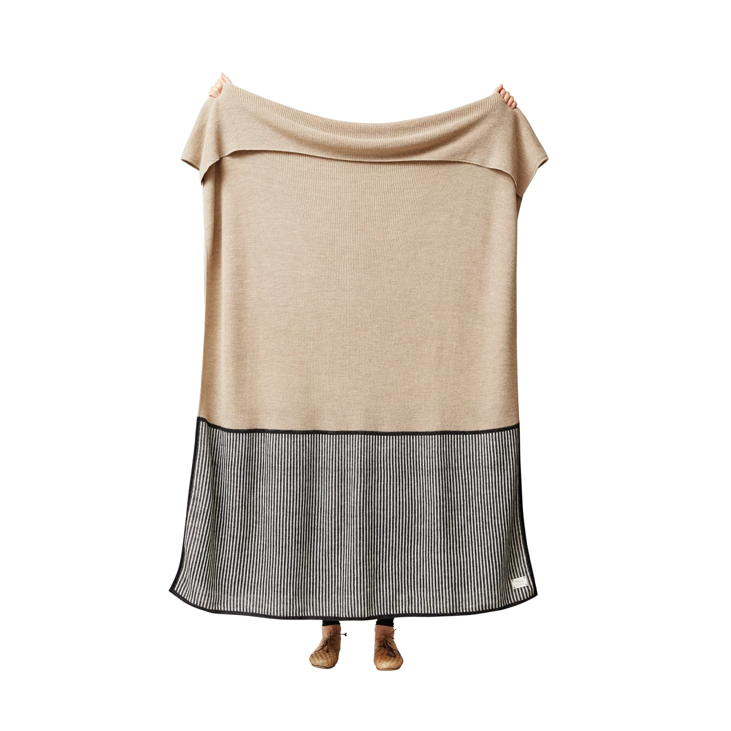 Aymara Plaid Rib Light Brown By Form And Refine 4 Aymara Plaid Rib Light Brown By Form And Refine - Image 2