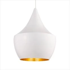 Clearance Beat Pendant Fat / White By Tom Dixon