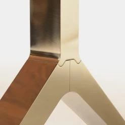 Overton Table By Matthew Hilton -Home Furnishings Shop matthew hilton overton table polished brass legs detail