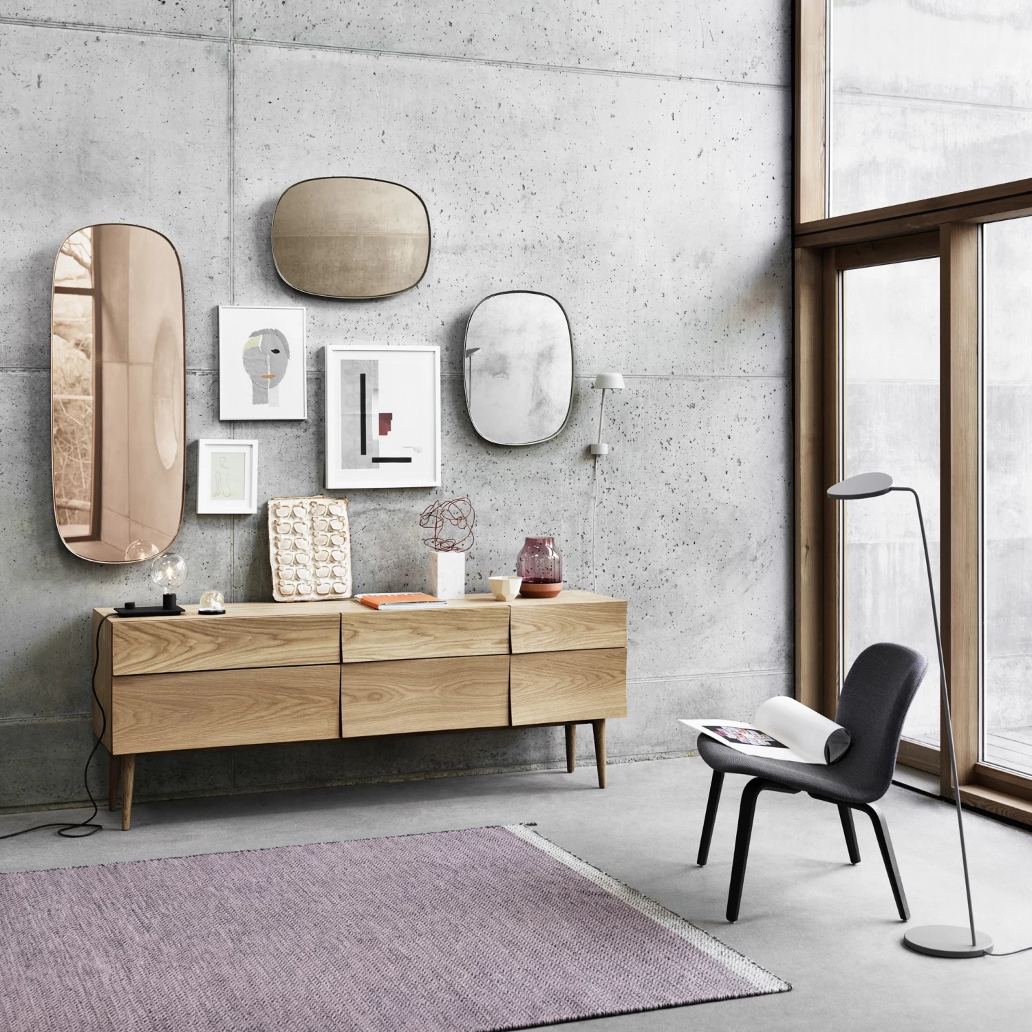 Clearance Framed Mirrors / Small By Muuto 4 Clearance Framed Mirrors / Small By Muuto - Image 2