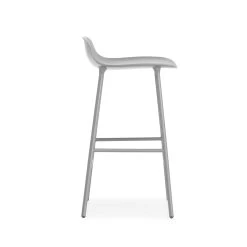 Form Bar Stool With Steel Base By Normann Copenhagen -Home Furnishings Shop normancph form barstool steel grey 65cm