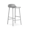 Form Bar Stool With Steel Base By Normann Copenhagen 1 Form Bar Stool With Steel Base By Normann Copenhagen -Home Furnishings Shop normancph form barstool steel grey 65cm profile