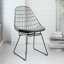 Wire Chair SM05 By Pastoe -Home Furnishings Shop pastoe SM05blackstyling