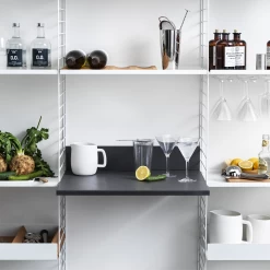 String - Cork Bottle Tray By String® -Home Furnishings Shop solution string system kitchen white anthracite accessories 3 portrait