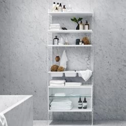 String - Display Cabinet -Home Furnishings Shop string system bathroom white marble portrait