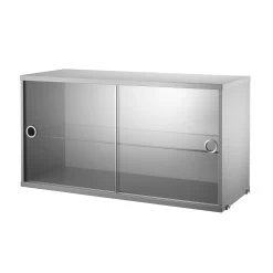 String - Display Cabinet -Home Furnishings Shop string display cabinet grey.hs