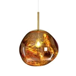 Melt Mini LED Pendant By Tom Dixon -Home Furnishings Shop tom dixon melt mini pendant light gold on