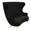 Wingback Sofa By Tom Dixon 1 Wingback Sofa By Tom Dixon -Home Furnishings Shop tomdixon wingback sofa black oak legs angle