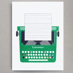 Olivetti Typewriter Mini Card By Scout Editions