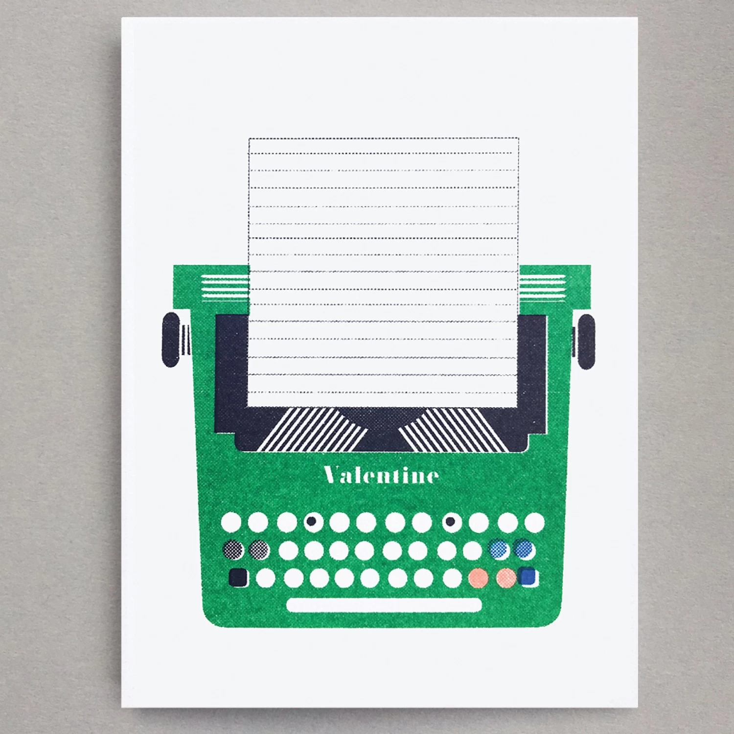 Olivetti Typewriter Mini Card By Scout Editions 3 Olivetti Typewriter Mini Card By Scout Editions