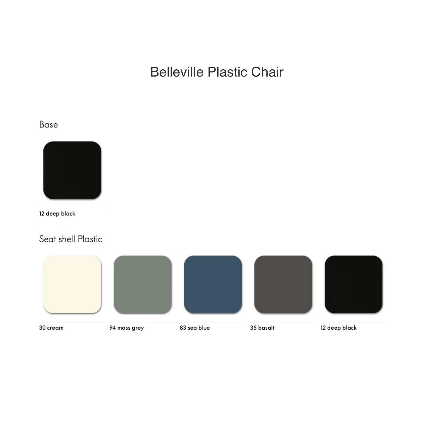 Belleville Chair Plastic By Vitra 9 Belleville Chair Plastic By Vitra - Image 7