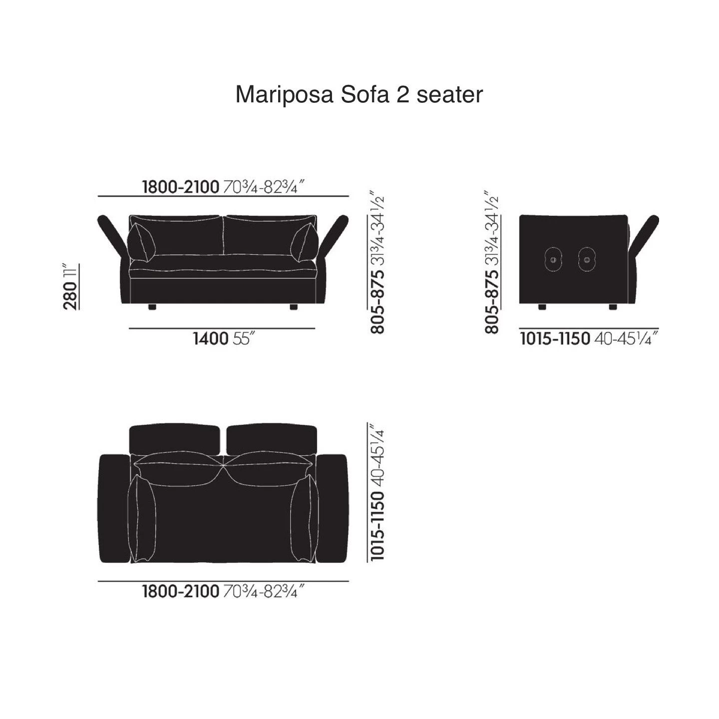 Mariposa Sofa By Vitra 5 Mariposa Sofa By Vitra - Image 3