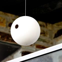 Birdball By Green And Blue -Home Furnishings Shop white suspended birdball by green and blue
